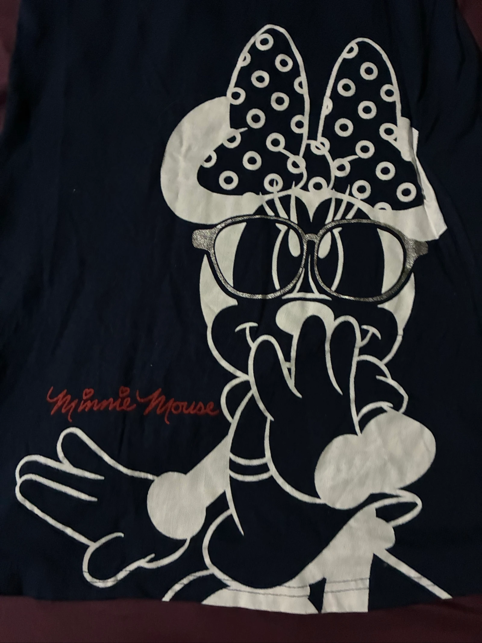 Camisón Minnie Mouse Disney azul marino – Tirantes finos – Talla M – photo 3